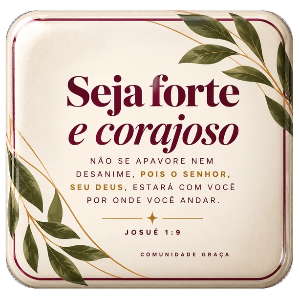 Ímã com versículo
